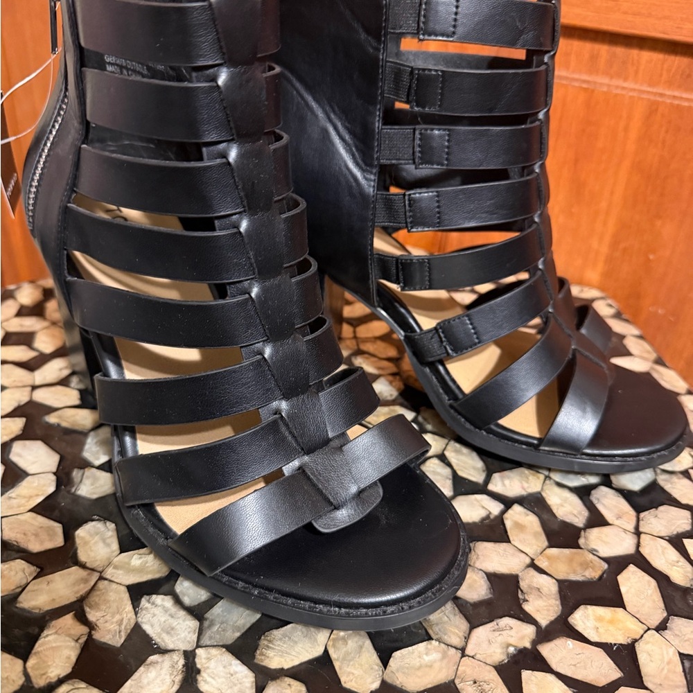 Torrid Black Strappy Heels